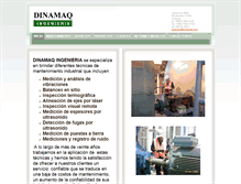 Tablet Screenshot of dinamaq.com